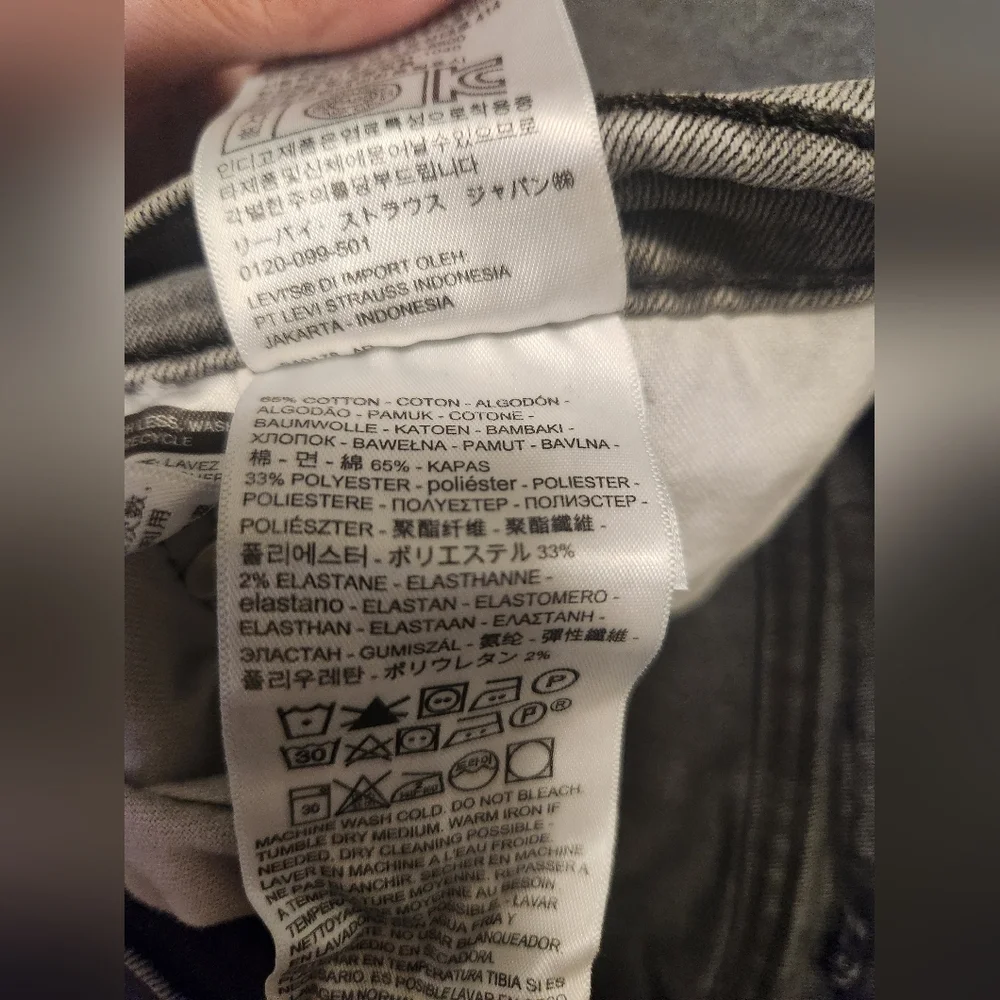 Levis Size 40x30 Gray